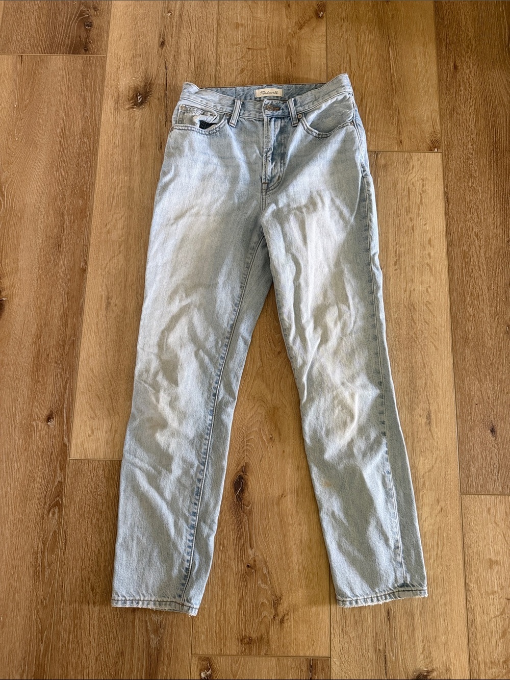 Madewell | Light Blue High-Rise Straight Jeans | The Perfect Vintage Jean | 25